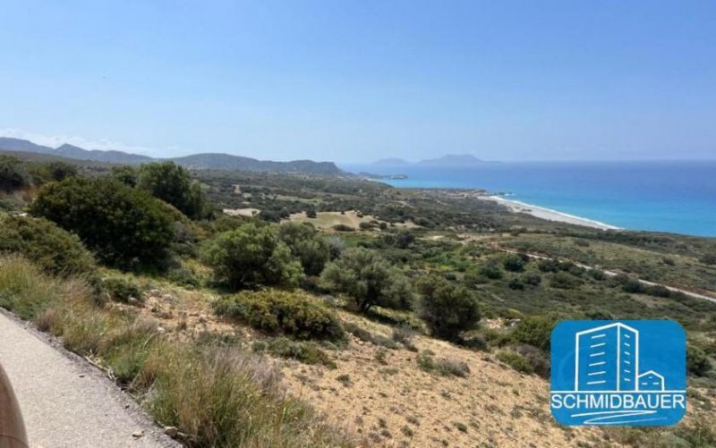 Ag. Paraskevi bei Triopetra Kreta, Ag. Paraskevi bei Triopetra - Baugrundstück mit Baugenehmigung für ein 140 m² Haus mit herrlichem Meerblick kaufen